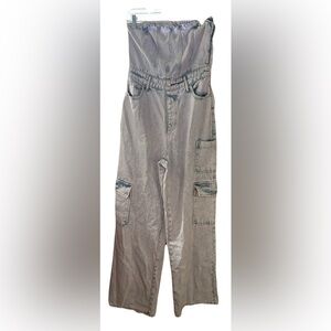 Wild Fable Light Blue Denim Jumpsuit